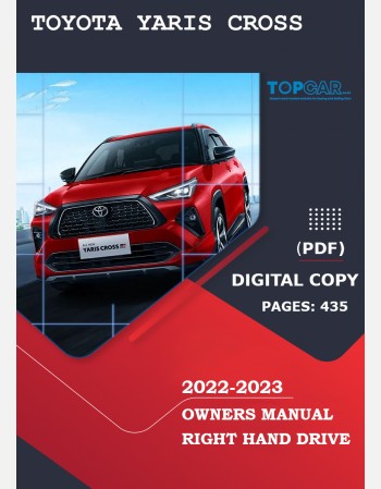 toyota yaris cross hybrid 2022 2023 & 2024 owners manual